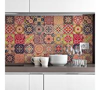 Ambiance Sticker Rivestimenti Autoadesivi per Cucina e Bagno La Valette - 9 Piastrelle Adesive 20 x 20 cm