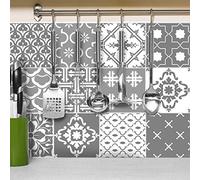 Ambiance Sticker Rivestimenti Autoadesivi per Cucina e Bagno Oslo - 9 Piastrelle Adesive 10 x 10 cm