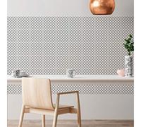 Ambiance Sticker Rivestimenti Autoadesivi per Cucina e Bagno Oujda - 9 Piastrelle Adesive 15 x15 cm