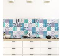Ambiance Sticker Rivestimenti Autoadesivi per Cucina e Bagno Prague - 9 Piastrelle Adesive 20 x 20 cm