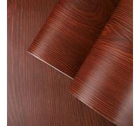 Ambiance Sticker Rotolo adesivo al metro - Adesivi rivestimento adesivo per cucina, mobili e bagno, legno noce scuro, 60 cm x 6 m