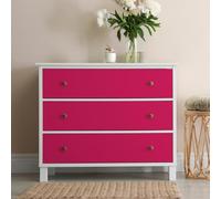 Ambiance Sticker Rotolo di vinile autoadesivo impermeabile per porte degli armadi della cucina adesivo da parete - Fucsia - H200 x L60 cm