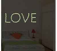Ambiance Sticker Vinile Decorativo 100 Pezzi Glow in The Dark