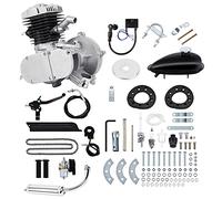 Ambienceo 2 Tempi 50cc Bicicletta Motore a Benzina motorizzato Motor Bike Kit Argento