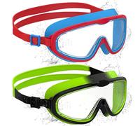 Ambienden 2 Pcs Occhialini Nuoto Bambini Anti-Appannamento UV Silicone