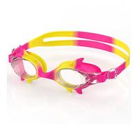 Ambienden Nuovo Design Occhiali nuoto bambini, Design Squalo • Visione HD Grandangolare 180° • Antiappannamento • Protezione UV, unisex occhialini piscina per bambini di 3-10 anni, T-PinkYL