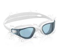 Ambienden Occhiali da Nuoto per Bambini, HD 180° con Visione, Occhialini Piscina per 3-14, Anti-Fog, Protezione UV, Regolazione Rapida, Guarnizione in Silicone, Occhiali da Nuoto Unisex, White