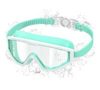 Ambienden Occhialini Nuoto Bambini Anti-Appannamento Impermeabili UV 180° | Visione Panoramica 180°, Regolazione Un Clic, Lenti Anti-Condensa, Protezione UV, Sigillo Silicone