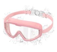 Ambienden Occhialini Nuoto Bambini con Anti-Appannamento, Protezione UV, Vista Ampia, Regolazione a Pulsante, Sigillo in Silicone, Occhialini Piscina Unisex per 3-12 Anni, Pink