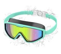 Ambienden Occhialini Nuoto Bambini con Anti-Appannamento, Protezione UV, Vista Ampia, Regolazione a Pulsante, Sigillo in Silicone, Occhialini Piscina Unisex per 3-12 Anni, GRBK