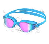 Ambienden Occhialini Nuoto Per Adulti - Lenti Antiappannamento HD, Protezione UV, Impermeabili, Adatti Per Allenamento E Piscina - Occhialini Nuoto Uomo/Donna Unisex Con Vestibilità-BL