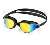 Ambienden Occhialini Nuoto Per Adulti - Lenti Antiappannamento HD, Protezione UV, Impermeabili, Adatti Per Allenamento E Piscina - Occhialini Nuoto Uomo/Donna Unisex Con Vestibilità-BK