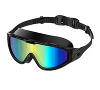 Ambienden Occhialini Nuoto Uomo Donna Montatura Grande Lenti HD | Occhialini Piscina Antiappannamento Protezione UV | Adulti Unisex Per Immersioni E Sport Acquatici All'Aperto