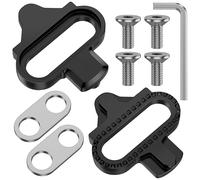 Ambienden SPD Cleats for Road Cycling Shoes | 2-Bolt KEO-Compatible Design | Durable Cleats Compatible with SPD SL Pedals | Ideal for Indoor Training, Outdoor Biking & Commuting (Sliver)