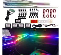 Ambient Light Fibra Ottica Professionale Luci Ambiente Kit 18 Pezzi Universale