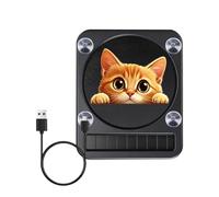 Ambient Lighting Car Solar-Powered LED Cute Cat Suction trucks SUVs sedans