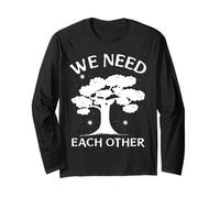 Ambientale Natura Albero Amante Maglia a Manica