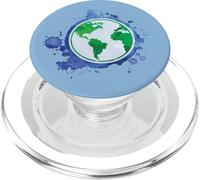 Ambientalista Art Globe Design E Sostenibilità Terra PopSockets PopGrip per MagSafe