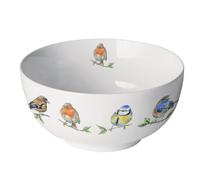 Ambiente Ciotola per cereali 0,4 l - 14 cm specie di uccelli uccelli New Bone China Bird specie
