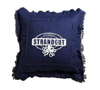 AMBIENTE HOME Strandgut07 - Cuscino 53 x 53 cm, colore: Blu scuro