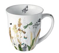 Ambiente Tazza da tè da 0,4 l ornamental flowers Erba Prato Fine Bone China 18417470