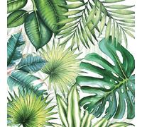 Ambiente Tovaglioli da tavolo/festa/festa ca. 33 x 33 cm, foglie tropicali, ideale come regalo