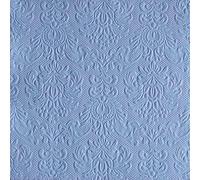 Ambiente - Tovaglioli - Elegance - RILIEVO - 33x33cm - 15 pezzo - colore: JEANS BLU 1111