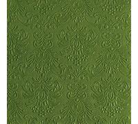 Ambiente tovaglioli in carta Dinner/Party ca. 33 x 33 cm Elegance Summer Green - Verde - Marriage - Battesimo - Embossed/goffrata