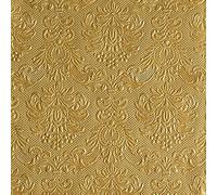 Ambiente tovaglioli 33 x 33 cm Elegance oro goffrato