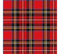 Ambiente tovaglioli pranzo/party/ca. 33 x 33 cm scozzese rosso - ideale come regalo