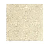 Ambiente Tovagliolo 40x40 Decorato Elegance Avorio Cream