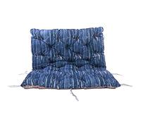 Ambientehome Cuscino per Pallet con Schienale, Stampa 3D, Supporto per europallet, Supporto Reversibile, Blu, 120 x 140 x 10 cm