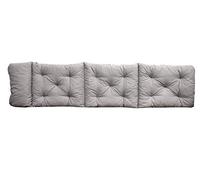 Ambientehome Cuscino per Sedia a Sdraio, Grigio, Circa 195 x 49 x 8 cm, Cuscino, Cuscino