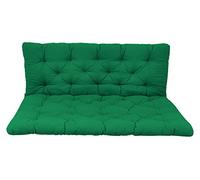 Ambientehome Gamma Cuscino con Schienale, Verde, Cuscino 120 x 80, Cuscino per Schienale 120 x 60 cm, Indoor & Outdoor