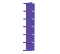 Ambientehome Java Exclusiv 56049 - Mensola da Parete, 17 x 15 x 88 cm, Colore: Viola Laccato