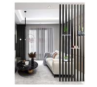 Ambienti in metallo con doghe dal pavimento al soffitto，Montante Divisorio，Parete divisoria，divisorio for la privacy, colonna decorativa moderna e semplice.(4root,110cm/43.3in/3.60ft)