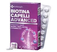 AMBIOPH - Biotina Capelli ADVANCED - Integratori per Capelli con Zinco