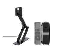 AMBIR Flexicam FC204-AC - Videocamera USB per documenti, con microfono interno e luce, compatibile con Chromebook, MacOS e Windows, insegnamento in aula e remota, riunioni Web e video per creatori
