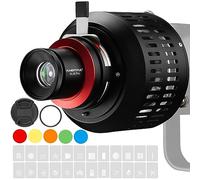 AMBITFUL AL-18PRO AL-18 Pro Bowens - Kit di snoot conico con obiettivo da 50 mm, per video artisti, per studio di luci video a LED/luce continua