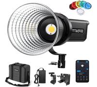 AMBITFUL EF100 100W 5600K Aurora COB LED Video Light, CRI 95+, TLCI 97+, effetti FX integrati per fotografia natura morta, ritratto, illuminazione studio, illuminazione intervista, supporto controllo