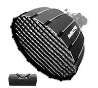 AMBITFUL P60 23.6" 60 cm portatile Quickly Fast installazione Deep Parabolic Softbox with Honeycomb Grid for Photo Strobe Studio Flash Softbox Bowens Mount
