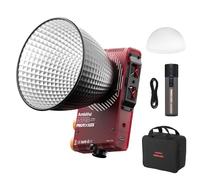 Ambitful Q100Lite Combo 100W LED Video Light，Portable COB Photography Camera Light，Bi-Color 2700K-6500K with 5000mAh Power Stick App Control, Reflector + Diffuser,Carry Bag (Ambitful Q100Lite)