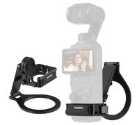Ambitful Supporto magnetico Pocket 3, supporto per telefono per MagSafe in lega di alluminio, adattatore di espansione magnetica a scarpa fredda per Osmo Pocket 3/Pocket 4 accessori - DP06