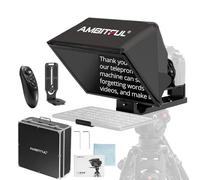 Ambitful T14Pro 14 '' Teleprompter per fotocamera, iPad, tablet Android, smartphone, controllo app/nessun montaggio, compatibile con iOS Android, per tecnologia online/intervista/vlogger/live