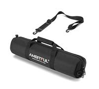AMBITFUL Valigetta per Treppiede 49", 125 cm Resistente con Tasca Portaoggetti e Tracolla Imbottita Custodia per il Trasporto con Supporto Luce Accessori per Fotografia
