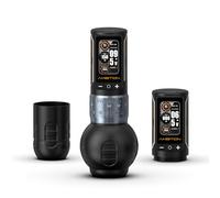 Ambition Ninja Max 280 Macchinetta Tatuaggi Wireless - 7 Regolazioni Corsa (2.4-4.5mm), Doppia Batteria 2400mAh, Motore Brushless 280 g.cm e Guarnizioni 54mm/32mm per Professionisti