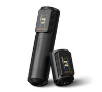 Ambition Ninja Max V2 Macchinetta Tatuaggi Wireless Doppia Batteria 1700mAh, Motore Coreless, Display LCD e Penna Cartuccia Rotary per Artisti Professionisti