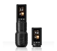 Ambition Soldier 270 Macchina per tatuaggi wireless con motore brushless ad alta coppia da 270 g.cm - Penna per tatuaggi rotativa con cartuccia con potenza extra da 2400 mAh, display digitale a LED