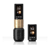 Ambition Soldier 270 Macchina per tatuaggi wireless con motore brushless ad alta coppia da 270 g.cm - Penna per tatuaggi rotativa con cartuccia con potenza extra da 2400 mAh, display digitale a LED