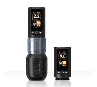 Ambition Soldier 270 Macchina per tatuaggi wireless con motore brushless ad alta coppia da 270 g.cm - Penna per tatuaggi rotativa con cartuccia con potenza extra da 2400 mAh, display digitale a LED